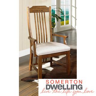 Somerton Dwelling Craftsman Dining Arm Chairs (set Of 2)