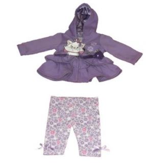 Aristocat Marie Infant Girls Meoww 2pc Hooded Legging Set (0 3mos) Infant And Toddler Pants Clothing Sets Clothing