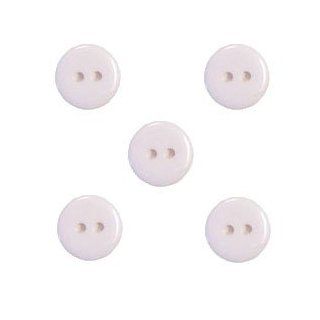 Small White Buttons 11mm, Quantity of 144, Lead Free & Perfect for Children's Clothes & Toys, 1 Gross White 11mm