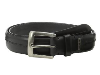 John Varvatos 32MM Harness Buckle Dress Leather Belt Mens Belts (Black)