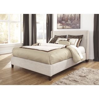 Signature Design By Ashley Signature Designs By Ashley Beige Fully Upholstered King Bed Beige Size King