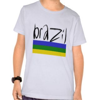 Brazil Colors Tee Shirts