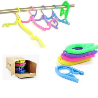5Pcs Outdoor Travel Camp Business Trip Foldable Compact Portable Clothes Hanger Buy 5 Get 1 Free   Standard Hangers