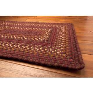 Red Mountain Wool Braided Rug (18 X 26)