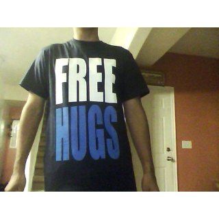 FREE HUGS Mens T shirt, Big and Bold Funny Statements Tee Shirt Clothing