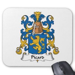 Picard Family Crest Mouse Mats
