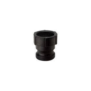 Norwesco Cam-Action Quick Adapter — 4 in. Male Adapter, Female Thread