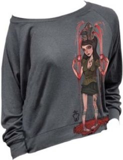 Womens Trying to Balance by Whitney Lenox Off the Shoulder Pullover Sweatshirt