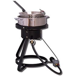 King Kooker 16 inch Outdoor Cooker With A Steel Fry Pan