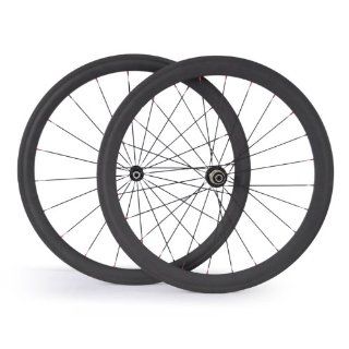 Baixiang 700c 44mm Front 50mm Rear Carbon Clincher Wheelset Road Bike Light Wheels for Shimano  Sports & Outdoors