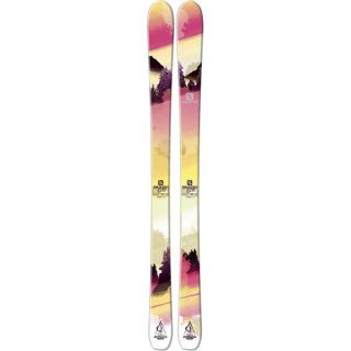 Salomon Q 88 Lux Skis White/Orange/Pink   Womens 2014