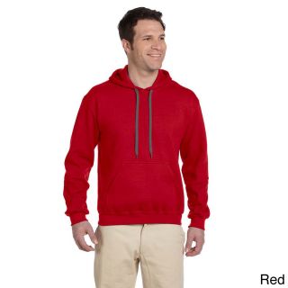 Gildan Gildan Mens Premium Cotton 9 ounce Ringspun Hooded Sweatshirt Red Size L