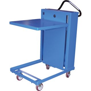Vestil Self-Elevating Spring Table — 460-Lb. Capacity, 20in.L x 20in.W Platform, Model# ETS-460  Auto Adjust Lift Tables