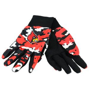 Louisville Cardinals Forever Collectibles Team Camo Utility Gloves