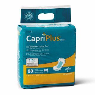 Medline Capri Plus Bladder Control Pads (case Of 168)