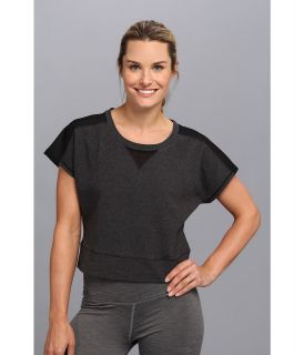 Lucy Sun Salute Crop Pullover Womens Workout (Gray)