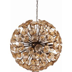 ET2 Lighting ET2 E22096 26 Bronze Cassini 28 Light Pendant