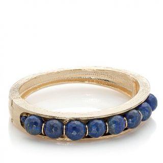 ANTHOLOGY Gemstone Hinged Bangle Bracelet