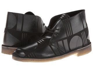 Clarks Desert Pattern Mens Shoes (Black)