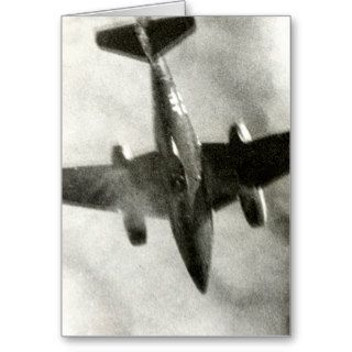1945 Final Flight of ME 262 Greeting Cards