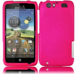 Hot Pink Hard Case Cover for Motorola Atrix 3 MB886 Cell Phones & Accessories