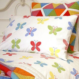 butterfly pillowcase by sweet home london