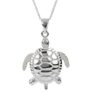 Tressa Sterling Silver Sea Turtle Necklace