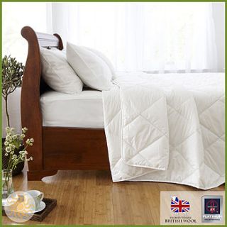 deluxe summer weight wool duvet by the wool room