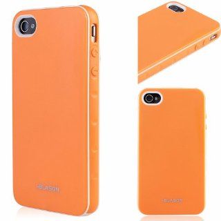 i Blason Nexus Premium Ultra Solid Slim Fit Case for AT&T, Sprint, Verizon iPhone 4/4S with Bonus Screen Protector Retail Packaging (Orange) Cell Phones & Accessories