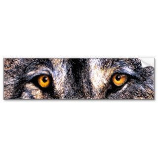 Wolf Eyes Bumper Sticker