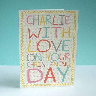 christening day card by sarah catherine designs