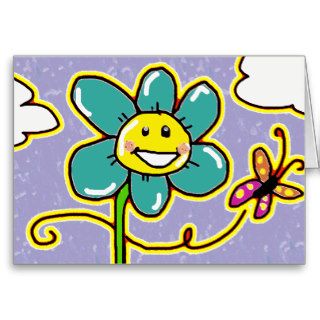 flower butterfly greeting cards