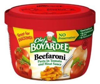 Chef Boyardee Beefaroni Microwavable Bowls 7.5oz (Pack of 6)  Prepared Noodle Bowls  Grocery & Gourmet Food