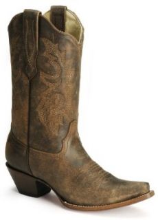 Corral Women's Distressed Leather Western Cowgirl Boot Snip Toe Shoes
