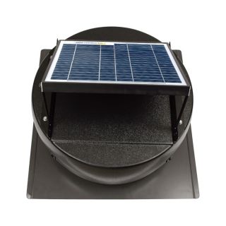 U.S. Sunlight Solar Powered Attic Fan — 10W, Ventilates 1250 Sq. Ft., Model# 9910TR  Ventilation
