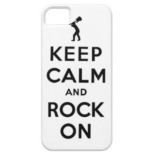 Keep calm and rock on iPhone 5 case