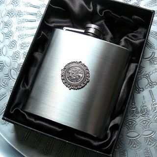 birthday hip flask by pennyfarthing designs