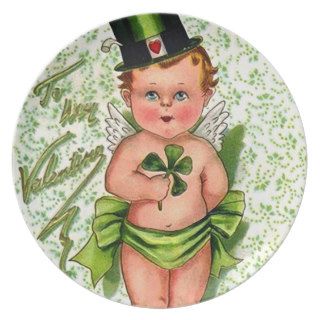 St.Patrick's Day Little Cupid Plate