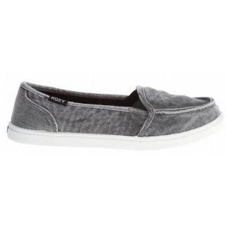Roxy Lido Shoes Black Enzyme Washed   Womens