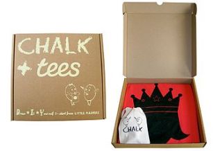chalk and tees chalkboard t shirt by little mashers