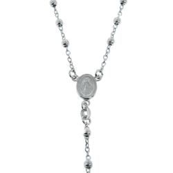 Eternally Haute Sterling Silver 24 inch Rosary Necklace Eternally Haute Sterling Silver Necklaces