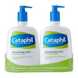 Cetaphil Moisturizing Lotion Twin Pack 20 oz Each  Body Lotions  Beauty