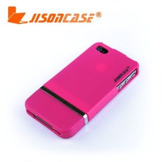 JISONCASE   Apple iPhone 4 / 4s SNAP ON RUBBER HOT PINK CASE   Faceplate   Case   Snap On   Perfect Fit Guaranteed Cell Phones & Accessories