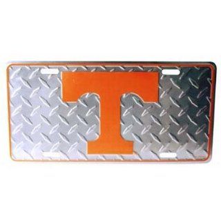 NCAA Tennessee Volunteers Diamond Plate Car Tag  Tennessee Volunteers License Plate  Sports & Outdoors