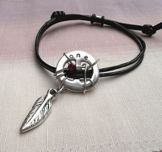 personalised silver dream catcher bracelet by claire gerrard designs