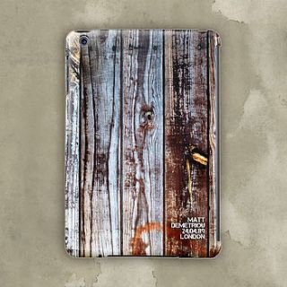 personalised wooden board case for ipad mini by giant sparrows
