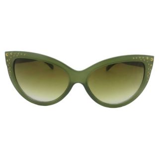 Womens Cateye Sunglasses with Metal Grommets  