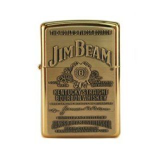 Jim Beam Engraved Zippo Lighter (Gold) Health & Personal Care