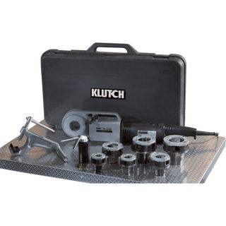 Klutch Heavy-Duty Portable Electric Pipe Threader  Pipe Threaders