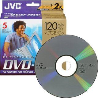 JVC DVD R 2x 5 Pack with Jewel Cases Electronics